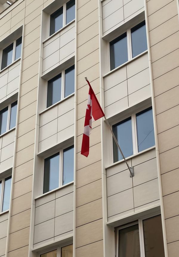 Progetto facciata ambasciata del Canada